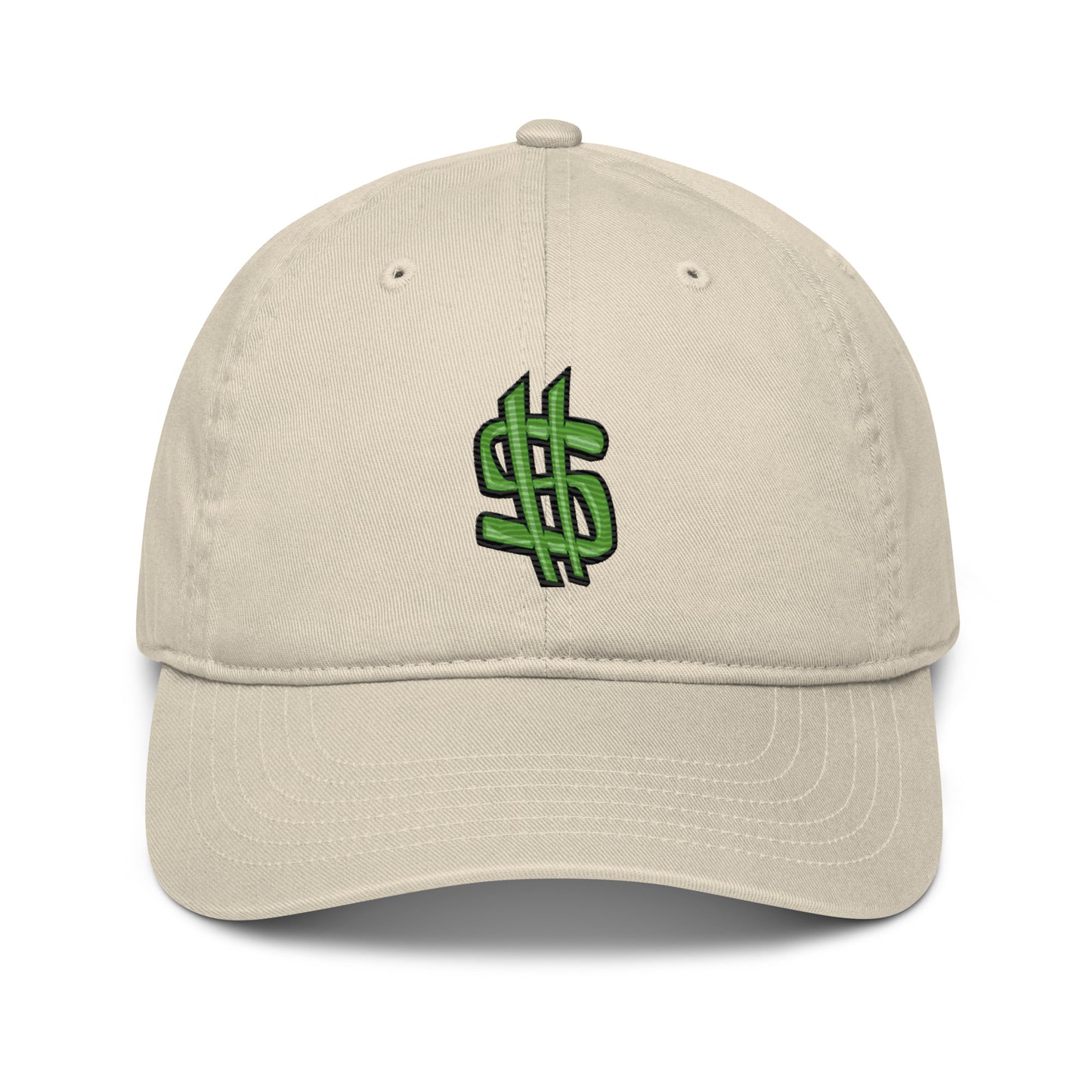 Organic "Dollars" dad hat