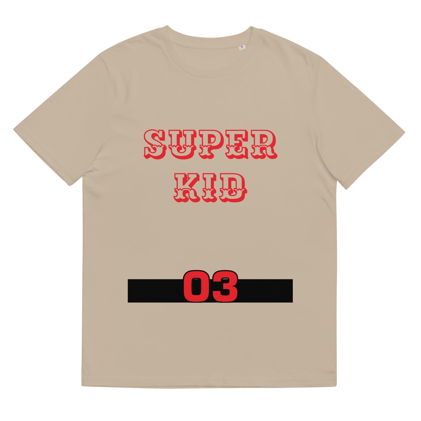 Unisex SUPER KID organic cotton t-shirt