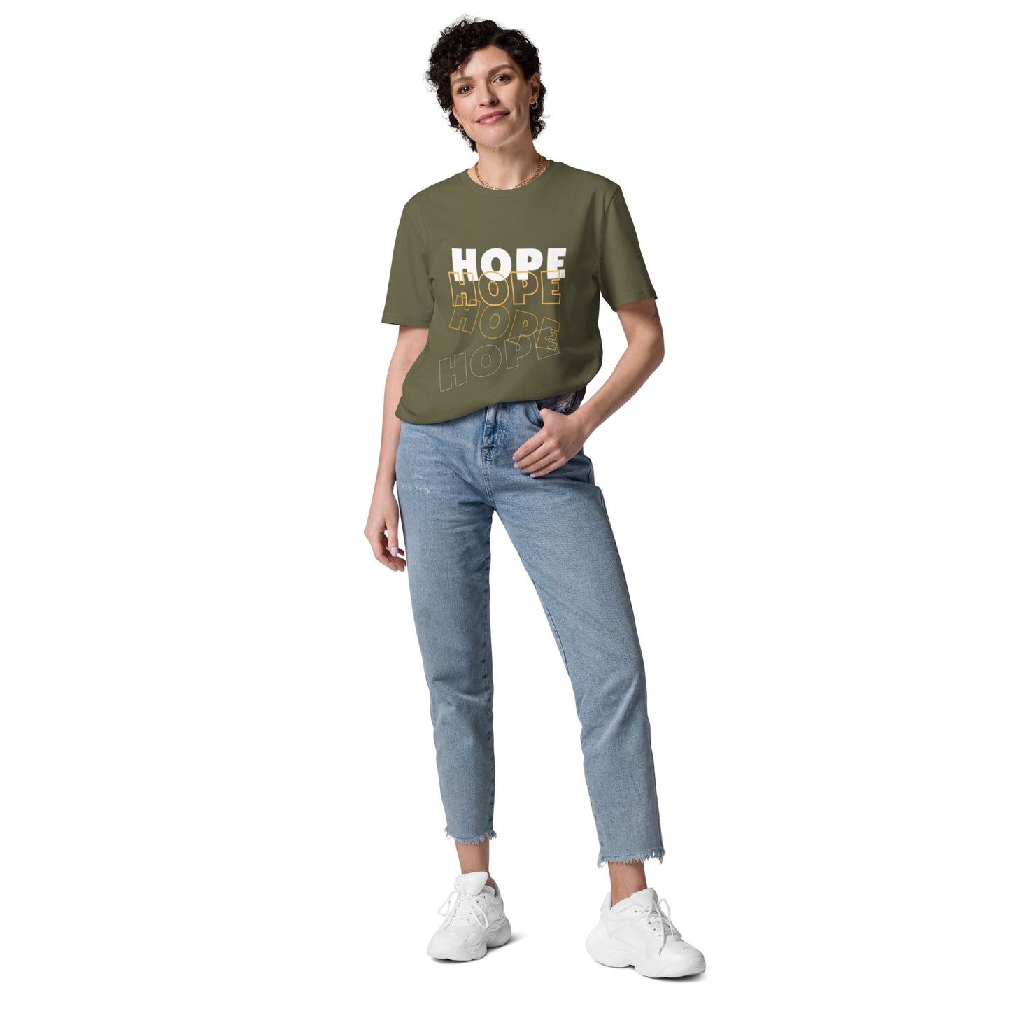 Unisex organic "HOPE" cotton t-shirt