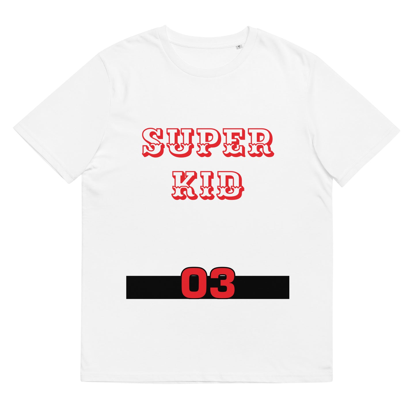 Unisex SUPER KID organic cotton t-shirt