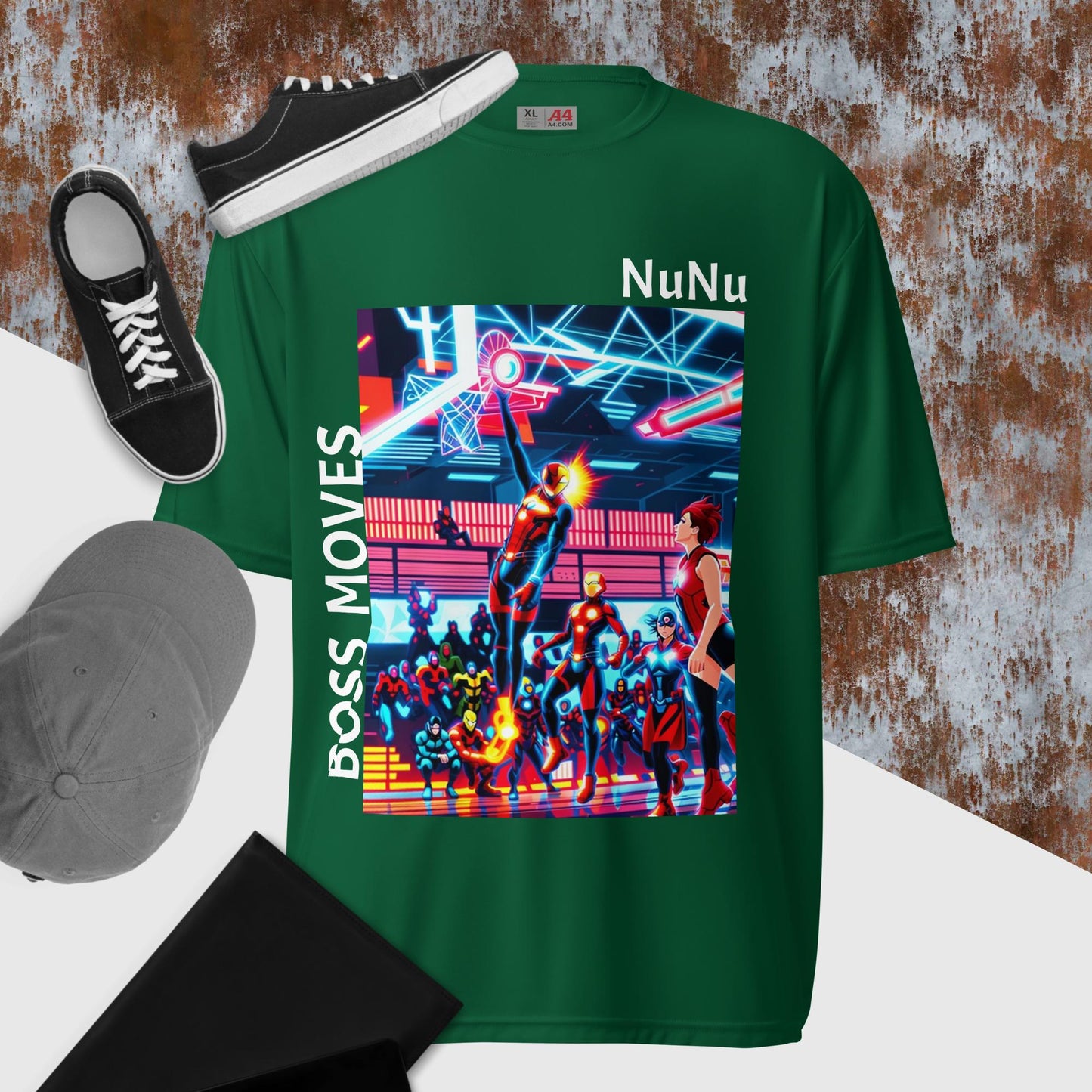 Unisex performance crew neck t-shirt