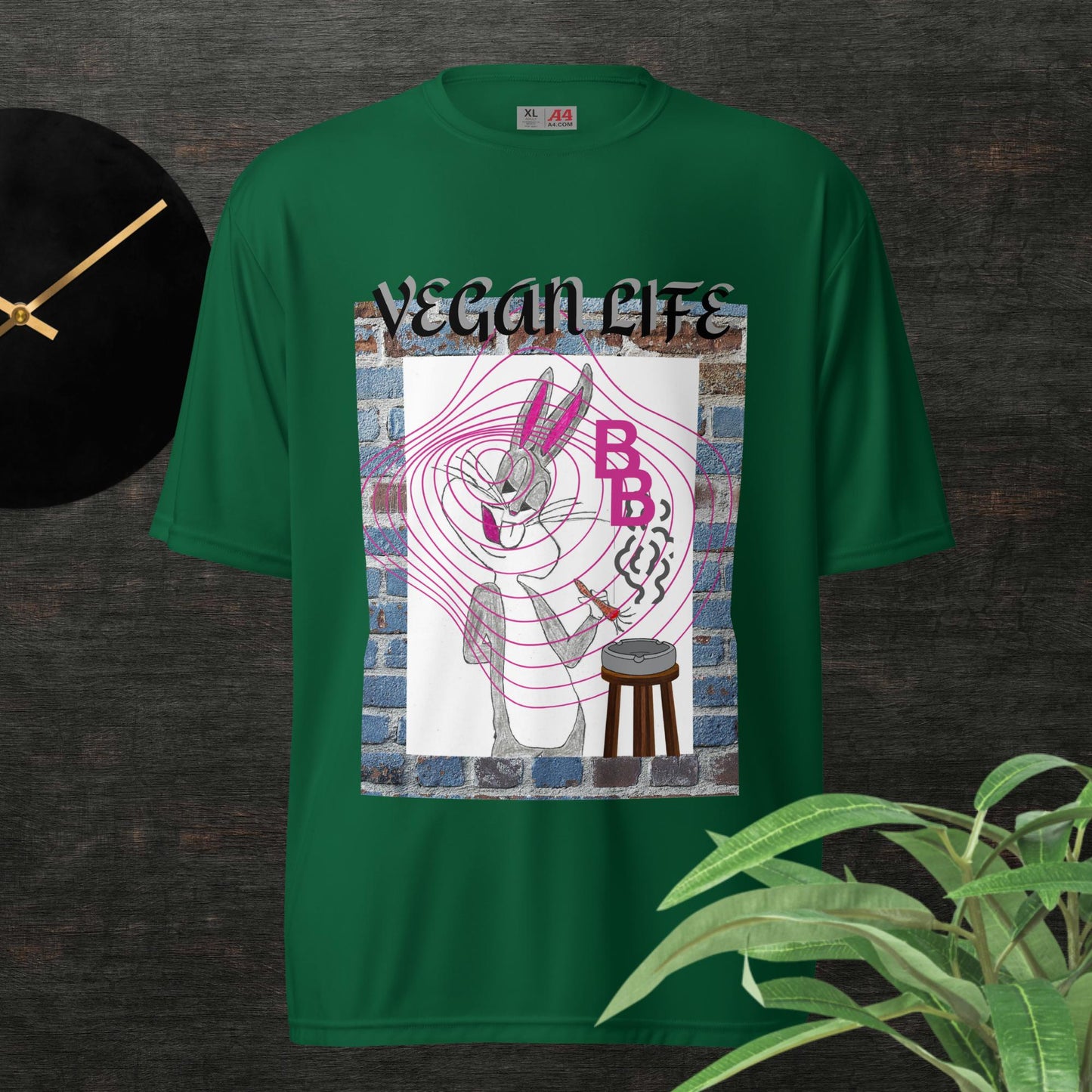 Unisex performance crew neck t-shirt