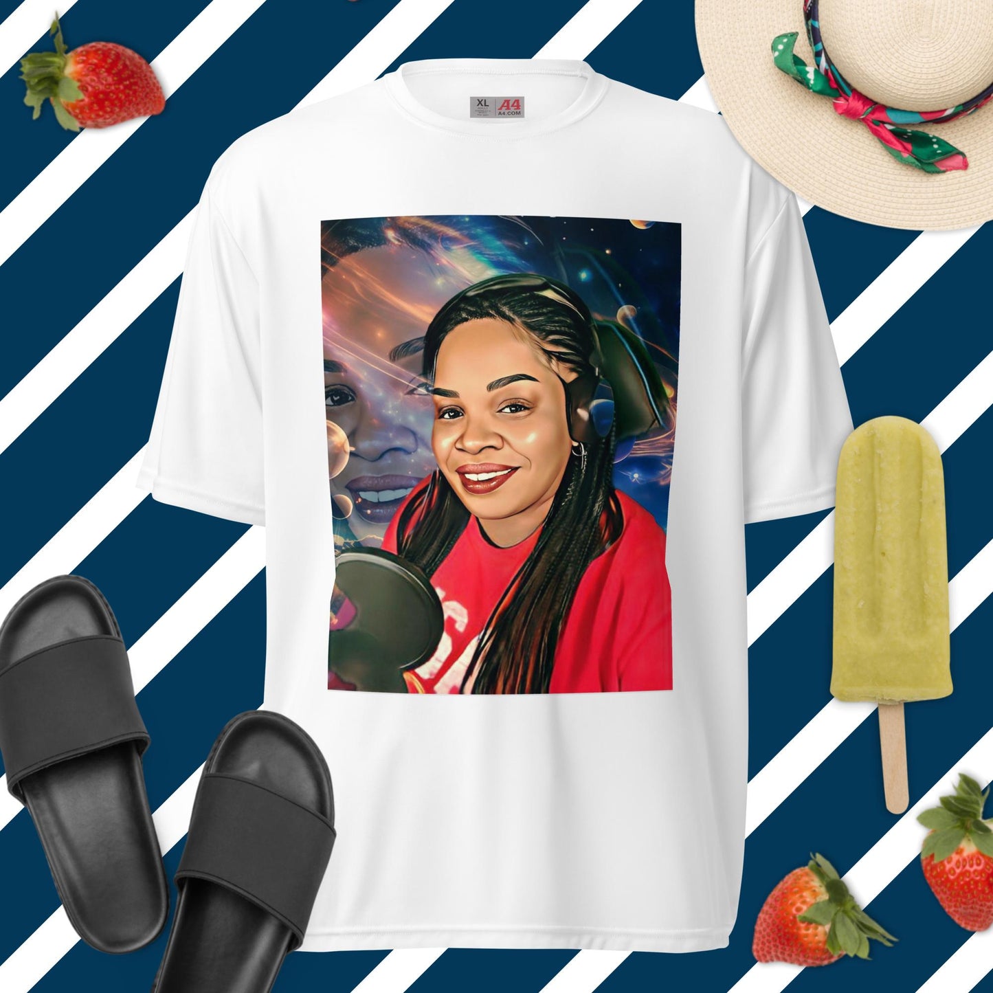 Unisex performance crew neck t-shirt