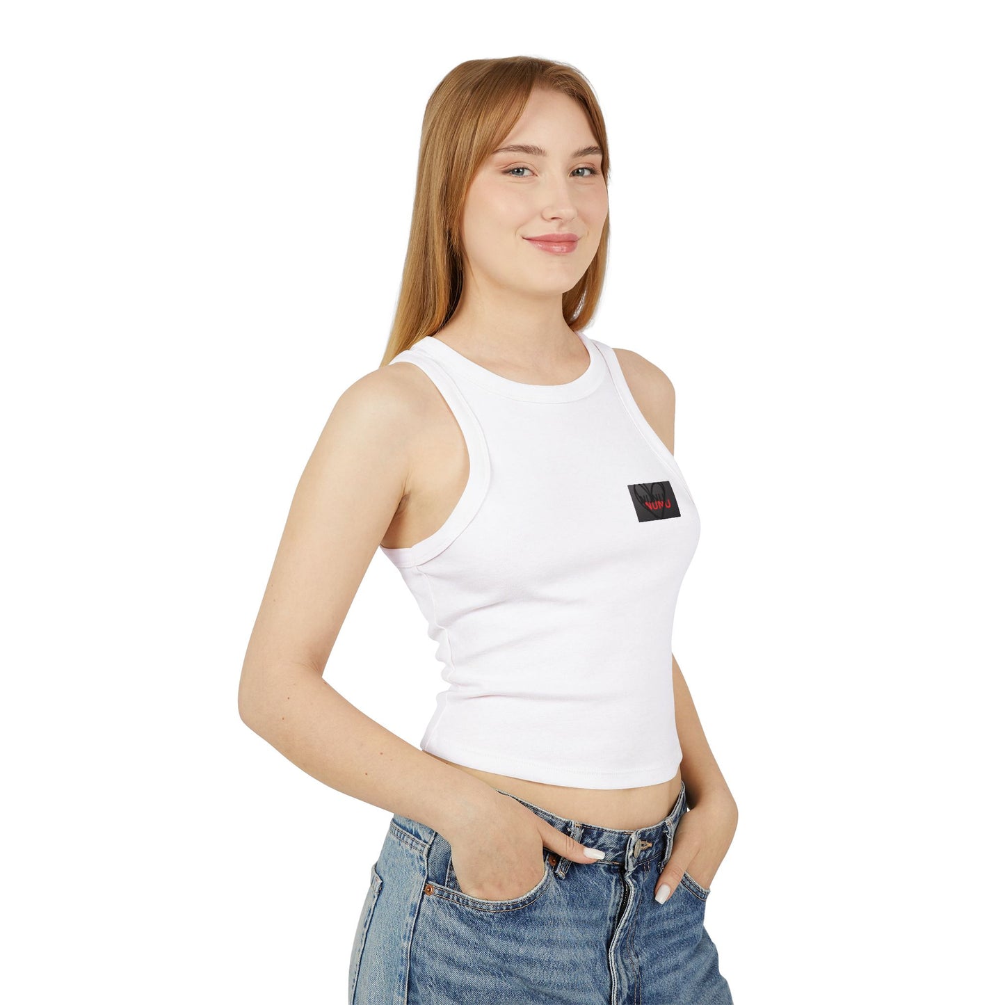 Women's Micro Rib Racer Tank Top