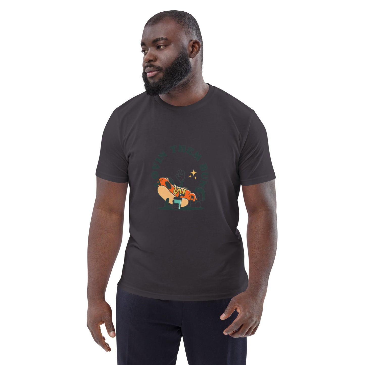 Unisex "Lovin Them Buns "organic cotton t-shirt