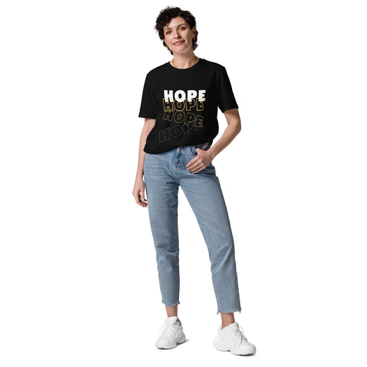 Unisex organic "HOPE" cotton t-shirt