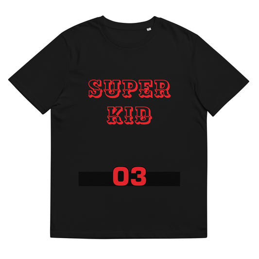 Unisex SUPER KID organic cotton t-shirt