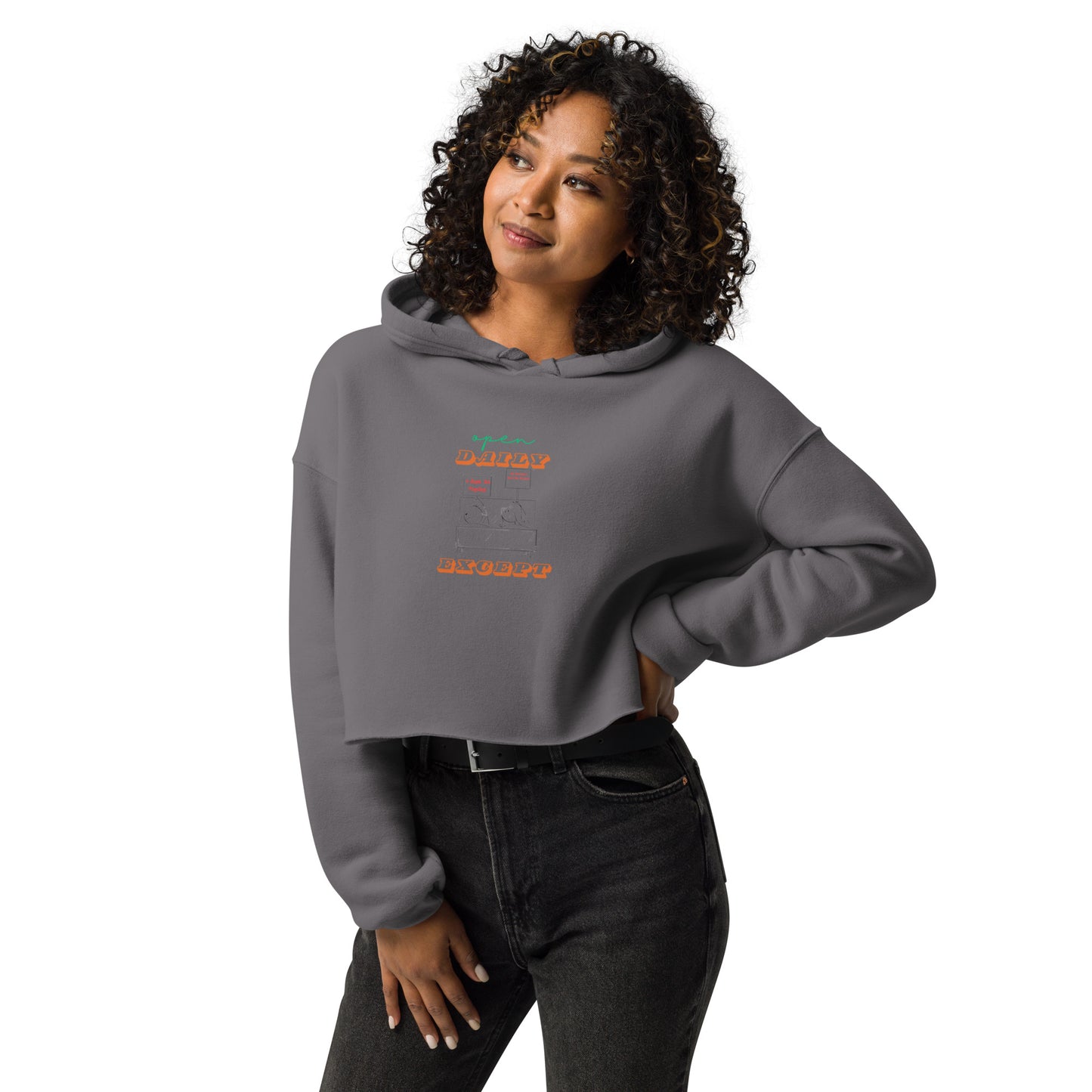 Womens Crop Hoodie